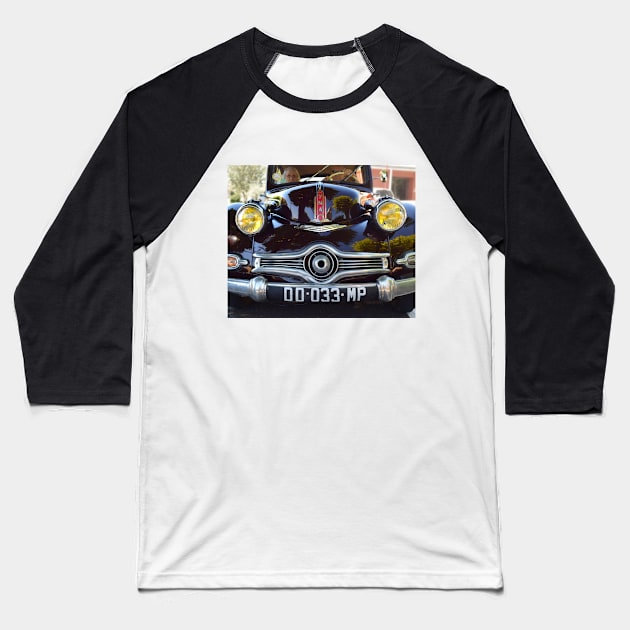 Panhard Dyna from 1953 approx. Baseball T-Shirt by JonDelorme